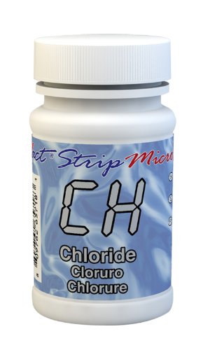 Industrial Test Systems eXact 481657-II Micro Chloride(NaCl) Strips, 3-285 ppm Detection Range (Bottle of 25)