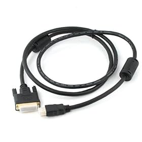 Chiworld 5ft Gold 24+1 DVI-D Male to HDMI Male Cable for HDTV HD HDMIC-901750-JM11082302