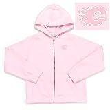 Calgary Flames NHL Girls Lucky Full Zip Hooded Jacket (Pink)