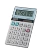 Sharp EL-377TB 10-Digit with Puncuation Twin Power/Glass Top Design Calculator