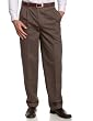 Savane Men's Pleated Deep Dye Twill Pant
