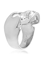 Bellavita Anillo Skull W/ Drusy (Plateado)