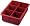 image Tovolo 80-5538 King Cube Jumbo-Size Silicone Ice-Cube Tray, Red