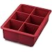 Tovolo KING Cube Ice Trays, Red
