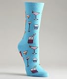 Hot Sox Women's Novelty Tropical Drinks Casual Socks Hosiery