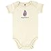 Touched by Nature Unisex Baby Organic Cotton Bodysuits Eggplant, 6-9 Months