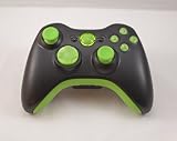 Matte Black/Green Xbox 360 Modded Controller (Rapid Fire) COD Black Ops, MW2, MW3, MOD GAMEPAD