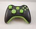 Matte Black/Green Xbox 360 Modded Controller (Rapid Fire) COD Black Ops, MW2, MW3, MOD GAMEPAD