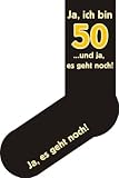 Produkt-Bild: Fun Socken Ja, ich bin 50 und ja, es geht noch!