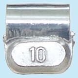 打ち込みウエイト トヨタ・ニッサン純正アルミホイール用 10g 12