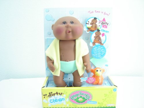 Cabbage Patch Kids Newborns Dirty to Clean-African American Boy-image