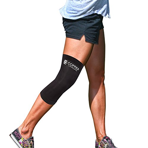 Knee Recovery Sleeve Copper Compression Tommie Fit Support Brace Unisex