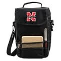 Nebraska Cornhuskers Duet Wine and Cheese Basket - Black