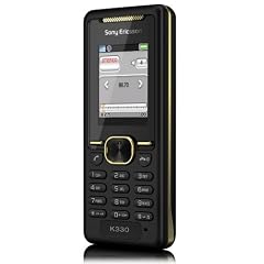 Sony Ericsson K330 bullion upon black Handy ohne Branding