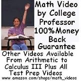 Statistics and Probability Video By College Math Professor-over 17 Hours Http://www.amazon.com/shops/math_videos