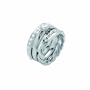 Fossil Damen-Ring 3-teilig Zirkonia Perlen Gr.16 JF87066040