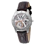 Bulova Women's 96R121 Mechanical Hand-Wind Automatic Clear Silver Dial Watch