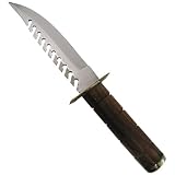 Wood Handle Rambo Hunting Knife