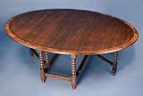 Oak Gate Leg Oval Dining Table