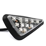 Motorcycle Clear Lens Flush Mount Flushmount LED Turn Signals Light For Kawasaki Ninja ZX6R 636 ZX7R ZX9R ZX10R ZX12R ZZR600 ZZR 600 EX250 250R