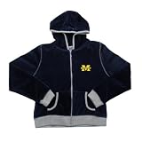 Antigua University of Michigan Women's Comfy Velour Full Zip Jacket
