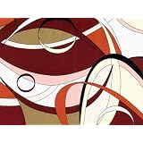 Queen Size Futon Cover - Abstract Circle