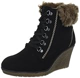 Rieker 78923-01, Damen Fashion Halbstiefel & Stiefeletten, Schwarz (schwarz/congo 01), EU 36