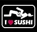 I Love Sushi Men's Funny Humor T-Shirt