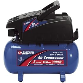 Campbell Hausfeld FP2048 2 Gallon Air Compressor and 8 Piece Accessory Kit. by Air Compressors