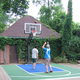 Pro Dunk Gold: Best-Selling Driveway Basketball Goal Hoop with a High-Performance 60 Inch...