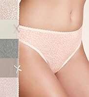 5 Pack Cotton Rich Assorted High Leg Knickers
