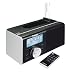 Dual Alarm Clock Radio with Remote - Black