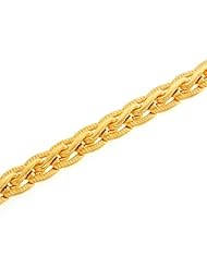 24.5inches, 622mm L x 6mm Wide 14 KT Yellow Gold Filled Chain Necklace 38 G