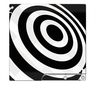 Bullseye Target Skin for Sony Playstation 3 Slim Console Bullseye Target Skin for Sony Playstation 3 Slim Console