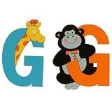 Jungle Alphabet Wooden Letter - G