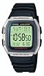 CASIO W-96H-1AVES - Reloj de caballero de cuarzo, correa de caucho color negro
