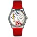 Whimsical Watches Women's Bunco Red Leather Watch #S0430001