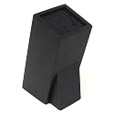 Générique - Bloc range Couteaux - Universel - Avec Fibres nylon - Noir