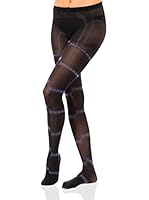 Marie Claire e Kler Medias 80D (Negro / Morado / Rosa)