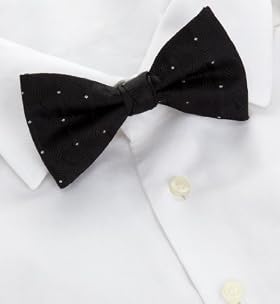 Autograph Silk Rich Circle Print Bow Tie