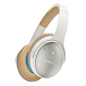 Bose QuietComfortシリーズ 密閉型ヘッドホン ノイズキャンセリングiPhone iPod iPad対応リモコン マイク付き ホワイト QuietComfort25 WH 国内正規品