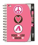 National Design Women's Arizona Diamondbacks Deluxe Hardcover 5 x 7-Inches Notebook and Pen Set (12284-1PA)