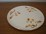 Hall's Jewel Tea Cake Plate Trivet - Autumn Leaf Design