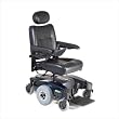 Invacare Pronto M51 Power Wheelchair with Captain's Base M51PSR Seat Size: 16 W x 16 D, Color: Blue