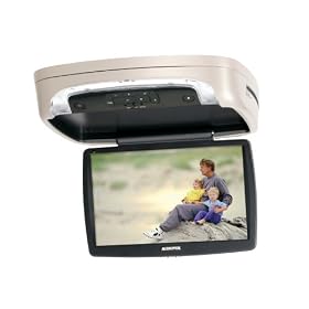 Audiovox VOD102 10.2-Inch LCD Overhead Monitor with Integrated DVD Player (Pewter) by Audiovox