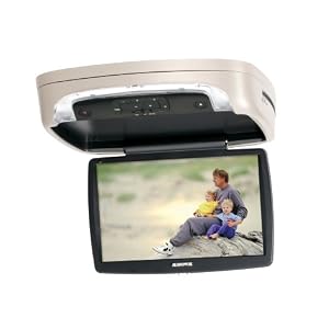 Audiovox VOD102 10.2-Inch LCD Overhead Monitor with Integrated DVD Player (Pewter) by Audiovox