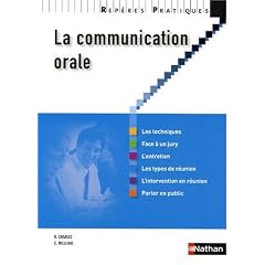 La communication orale