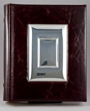 8 1/2 x 6 1/4 Tulsa Leather Photo Album with Gift Box- Wedding Anniversary Gifts - Easy to Engrave
