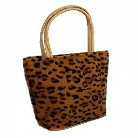 CHEETAH PRINT MINI HANDBAG MAKE-UP COSMETIC GIFT BAG