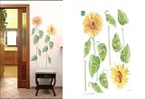 Eigenschaften efco / Wanddekoration/ Wandtatoo/ Wandsticker -Sonnenblumen- Neuheit 70 x 100 cm